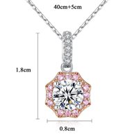 Necklace Gaurosa Woman Fantasy in Silver Zirconia SN0052 - SN0052